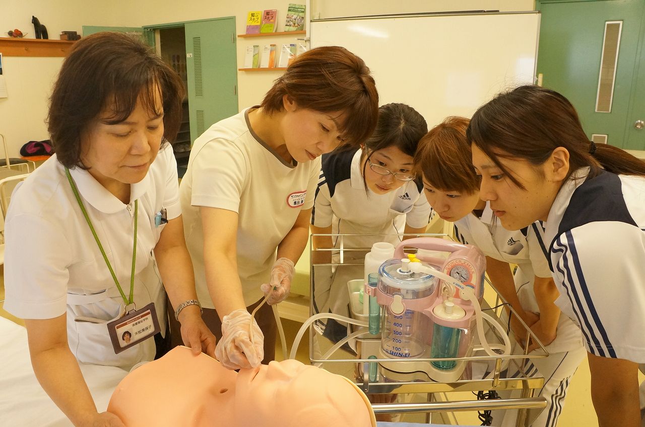 福岡医療短期大学　保健福祉学科　実習の様子