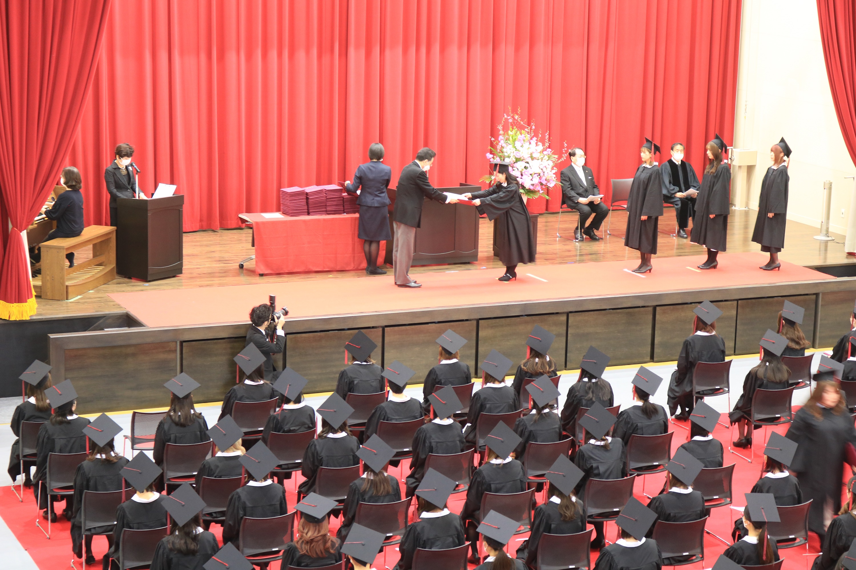 第12回福岡女学院看護大学卒業式　2022年3月8日